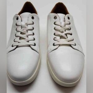 Stacy Adams Men’s Hawkins White Casual Sneakers Size 10.5 M NWOT MSRP $70